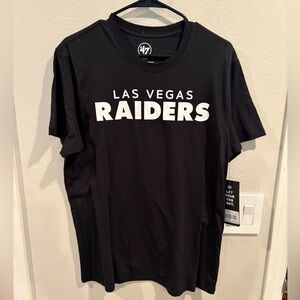 Las Vegas Raiders 47 Brand Men’s T-shirt Size Large NWT